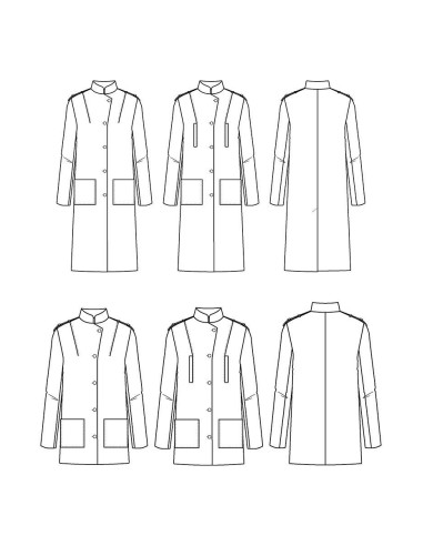 Modello di cappotto Tigris - Maison Fauve