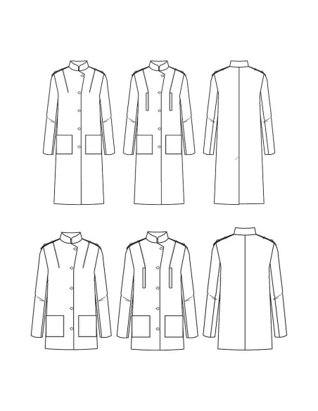 Modello di cappotto Tigris - Maison Fauve