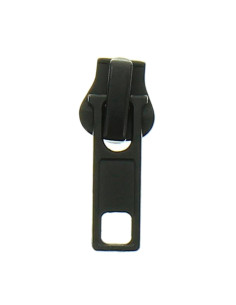 Cursore per chiusura sintetica 6 mm - Nero
