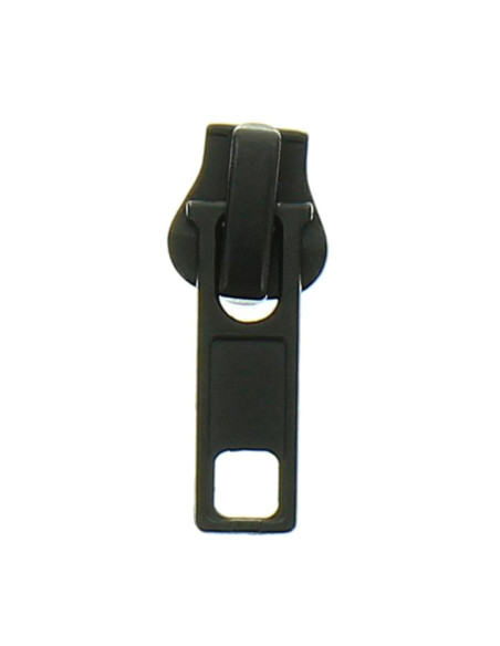 Cursore per chiusura sintetica 6 mm - Nero
