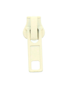 Cursore per chiusura sintetica 6 mm - Ecru