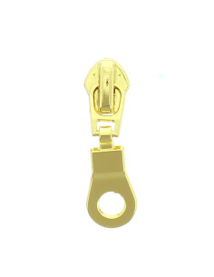 Cursore per chiusura nylon 5 mm - Oro