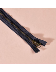 Chiusura lampo metallo Night 30 cm - Atelier Brunette
