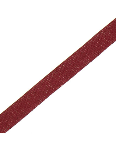Cinturino in cotone scintillante per borsa - Bordeaux
