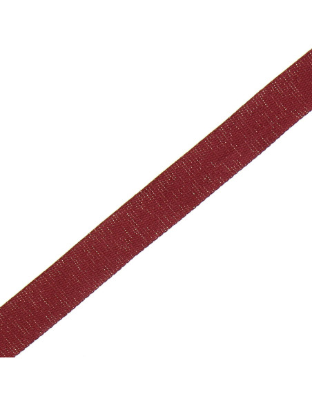 Cinturino in cotone scintillante per borsa - Bordeaux