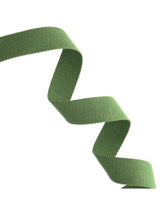 Cinturino in cotone scintillante per borsa - Verde salvia