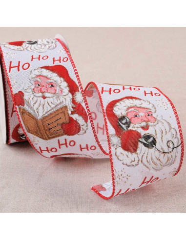 Nastro Babbo Natale - Bianco