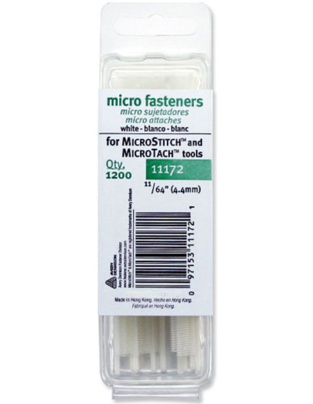 Ricariche graffette per MicroStitch - Bianco