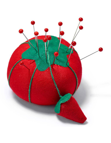 Mini cuscino puntaspilli a forma di pomodoro