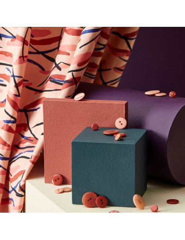 Tessuto twill di viscosa Fuji Blush - Atelier Brunette