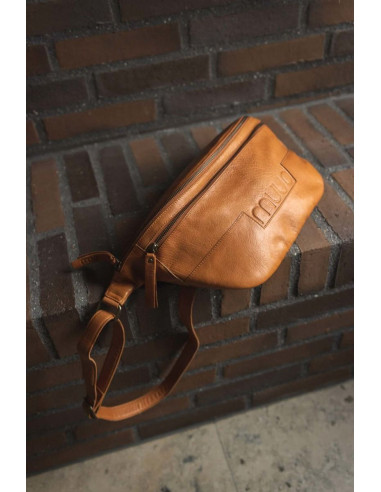 Marsupio in pelle Muud Vegas XL - Whisky
