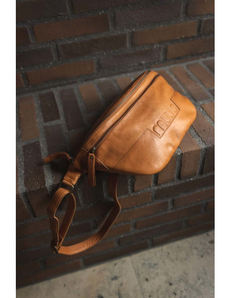 Marsupio in pelle Muud Vegas XL - Whisky