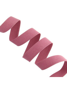 Cinturino in cotone scintillante per borsa - Rosa antico