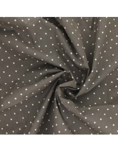 Tessuto popeline di cotone a pois - Talpa