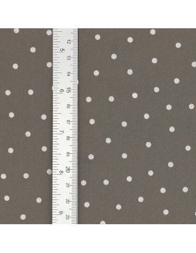 Tessuto popeline di cotone a pois - Talpa