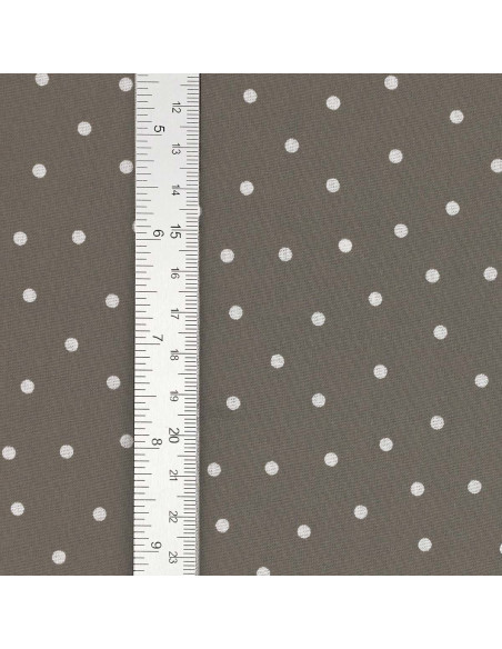 Tessuto popeline di cotone a pois - Talpa