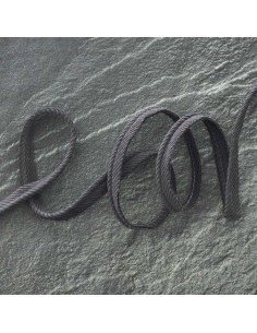 Cordoncino in velluto a coste - Grigio scuro