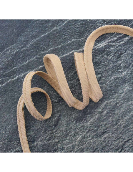 Cordoncino in velluto a coste - Beige