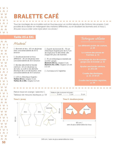 Libro imparare a cucire la propria lingerie comoda
