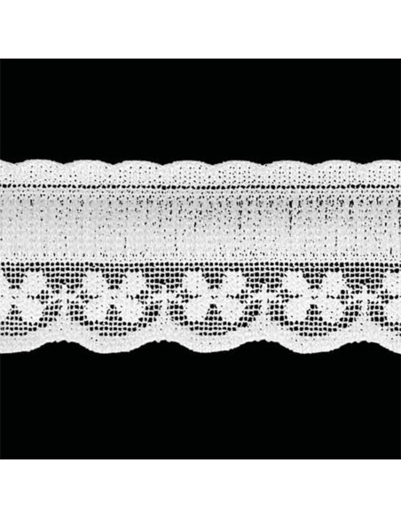 Lingerie elastica in pizzo plissettato bianco