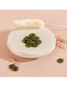 Pulsante Corozo Jaipur - Verde Ivy