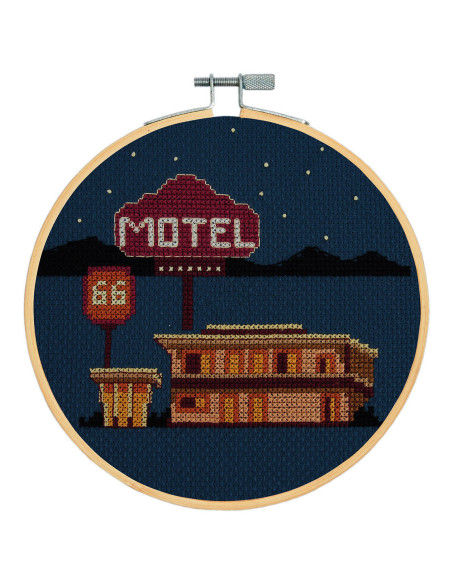 Kit ricamo a punto croce - Motel