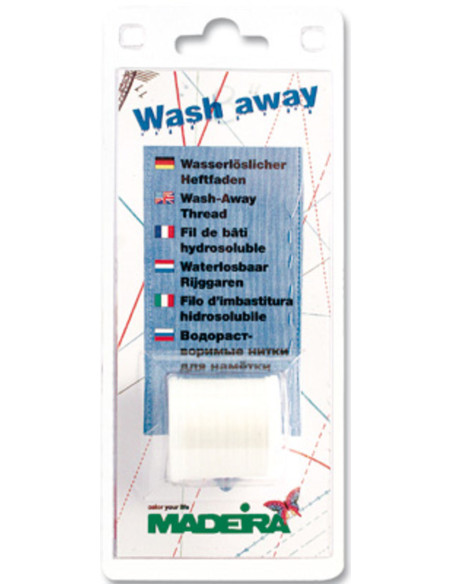 Filo da imbastire idrosolubile Wash Away Madeira