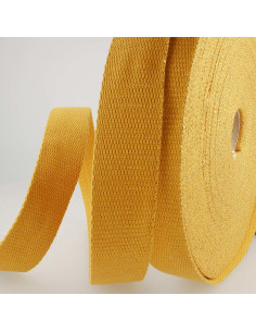 Tracolla in lurex - Senape e oro