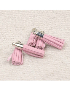 Set di 6 mini pompon - Rosa