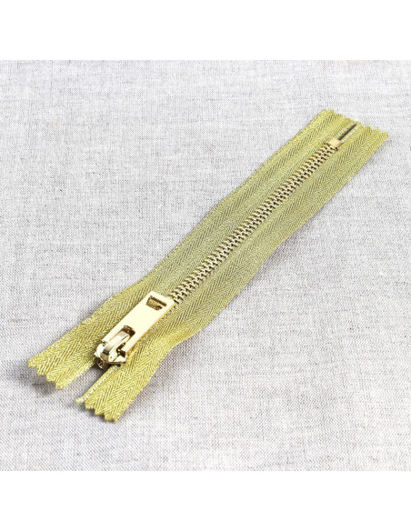 Chiusura metallo lurex - Oro