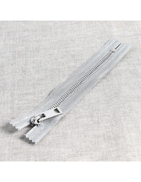 Chiusura metallo lurex - Argento