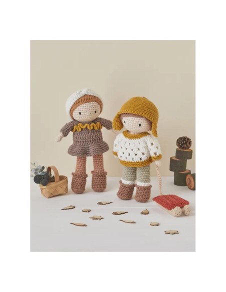Libro bambole & amigurumi in montagna all'uncinetto