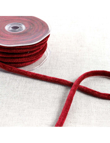 Cordone velluto - Rosso scuro