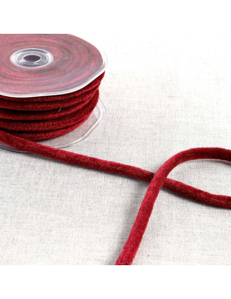 Cordone velluto - Rosso scuro