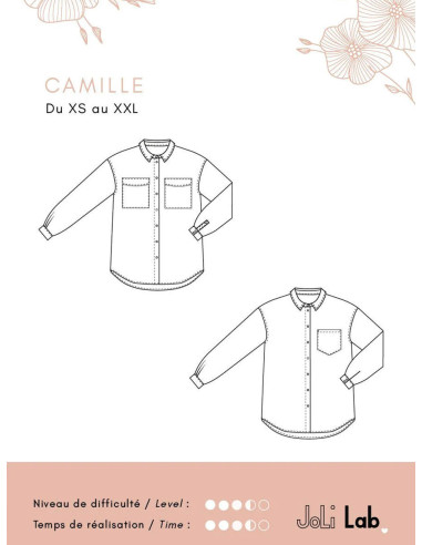 Modello di camicia Camille - Joli Lab