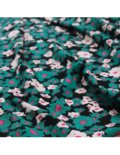 Tessuto twill di viscosa Carlota nero liquirizia - Églantine & Zoé
