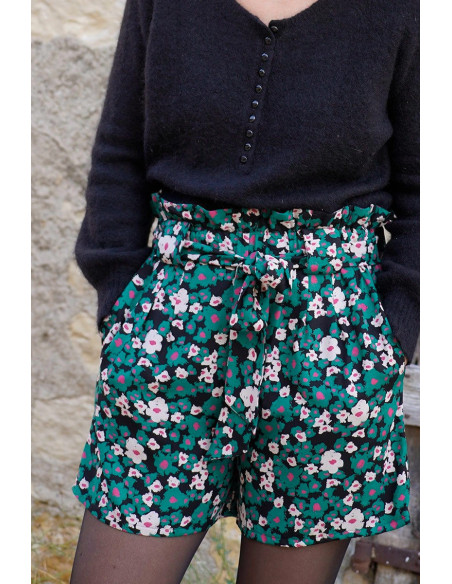Tessuto twill di viscosa Carlota nero liquirizia - Églantine & Zoé