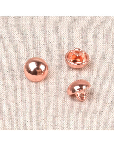 Pulsante sfera metallo - Oro rosa