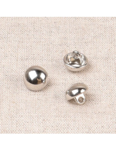 Pulsante sfera metallo - Argento
