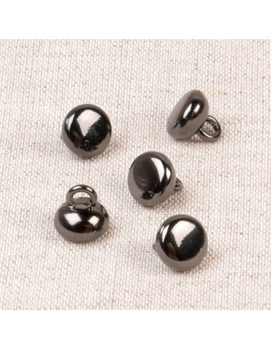 Pulsante Chloé metallo - Nero