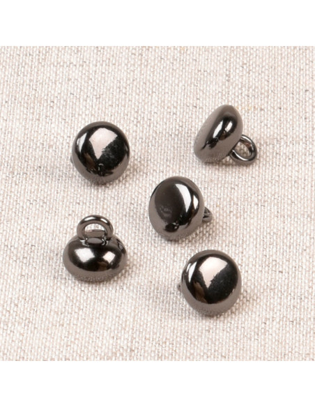 Pulsante Chloé metallo - Nero