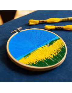 Kit ricamo - Campi di girasoli 2