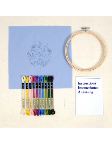 Kit ricamo - Giardino inglese