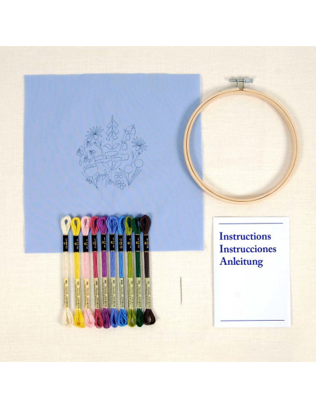 Kit ricamo - Giardino inglese