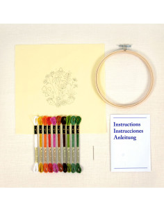 Kit ricamo - Giardino mediterraneo 2