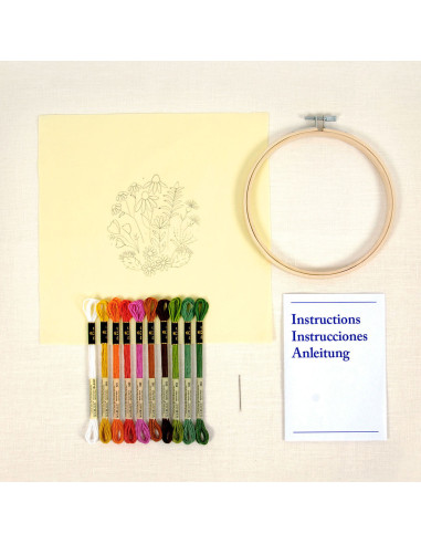 Kit ricamo - Giardino mediterraneo