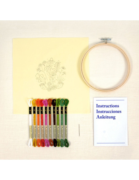 Kit ricamo - Giardino mediterraneo