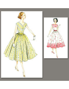 Modello di abito Vintage 1957 - Vogue 8789