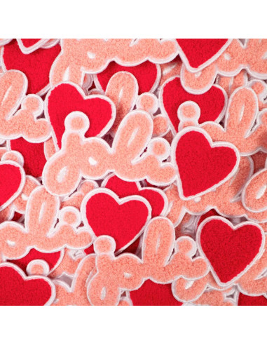 Toppa termoadesiva grande formato - Bel cuore
