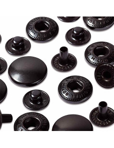 Ricarica di 10 bottoni a pressione anorak 15 mm Bruni 2